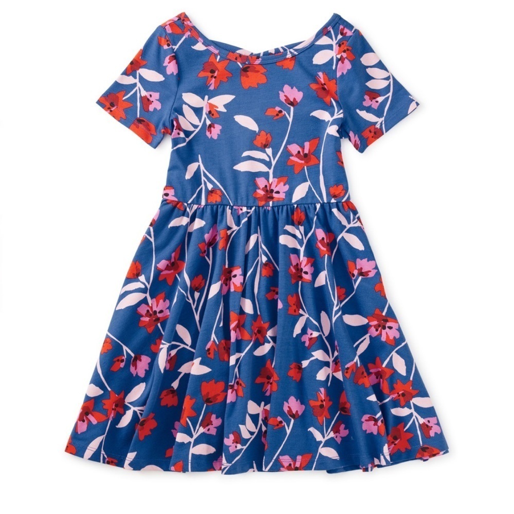 Tea Collection short sleeve ballet dress in floral breeze size 16